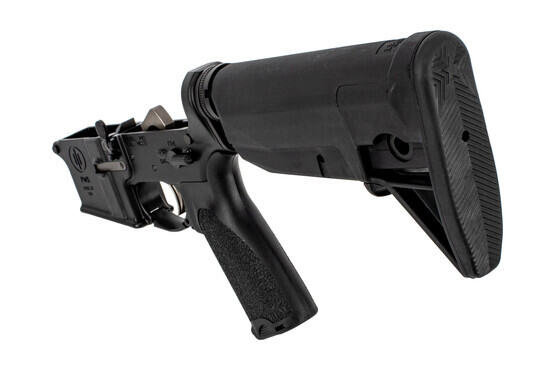 PWS forged Mk1 Mod 1-M ar15 complete lower features a BCM Mod 0 carbine stock